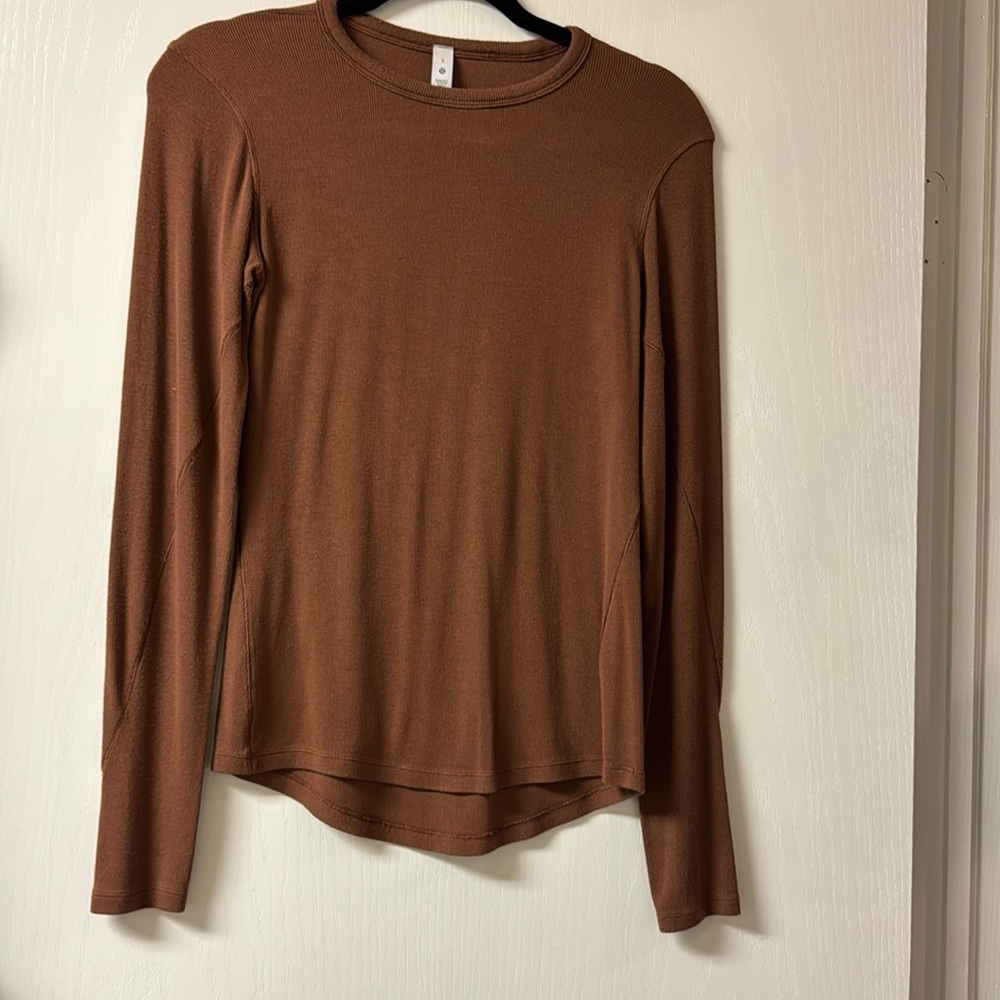 Lululemon Hold Tight Long Sleeve Ribbed Shirt
